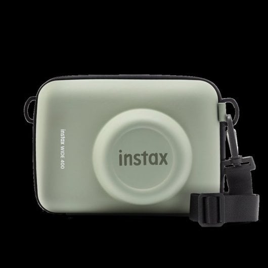 Fujifilm Instax Wide 400 Kompakt-Digitalkamera, Sofortbild, 62 x 99 mm, grüner Blitz, AA