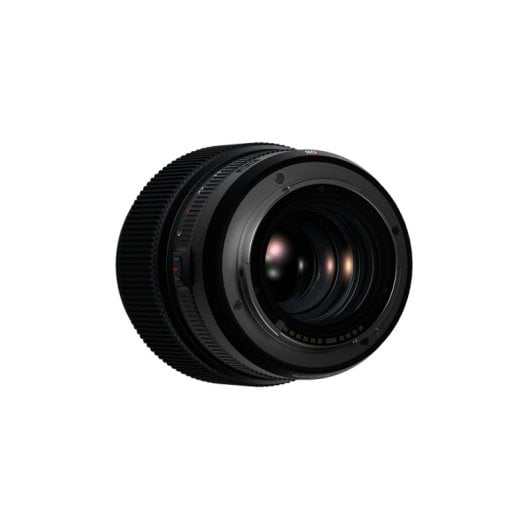 Lente preta Fujifilm 80mm F1.7 R WR para câmaras MILC, focagem automática, 9 lâminas de diafragma
