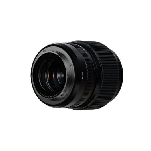 Lente preta Fujifilm 80mm F1.7 R WR para câmaras MILC, focagem automática, 9 lâminas de diafragma