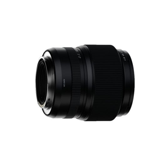 Lente preta Fujifilm 80mm F1.7 R WR para câmaras MILC, focagem automática, 9 lâminas de diafragma