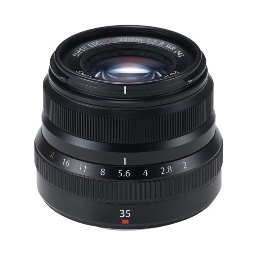 Objectif Fujifilm FUJINON XF 35 mm F2.0 R WR 9/6 autofocus noir pour Fujifilm X