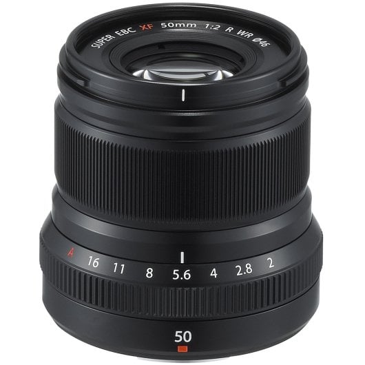 Objetivo Fujifilm XF 50mm F2.0 R WR Negro 9 Elementos 7 Grupos 46mm MILC/SLR