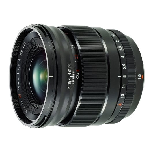 Objetivo Fujifilm XF 16mm F/1.4 R WR Autoenfoque 13 Elementos/11 Grupos Negro
