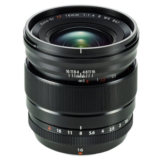 Objetivo Fujifilm XF 16mm F/1.4 R WR Autoenfoque 13 Elementos/11 Grupos Negro