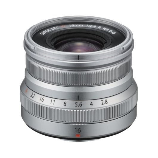 Fujifilm FUJINON XF16mmF2.8 R WR Silberobjektiv 10 Elemente 8 MILC-Gruppen