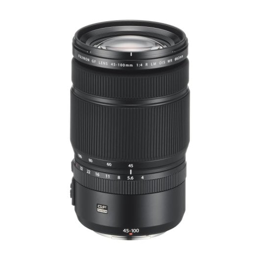 Lente Fujifilm FUJINON GF45-100mm F4 R LM OIS WR 82mm com focagem automática MILC/SLR
