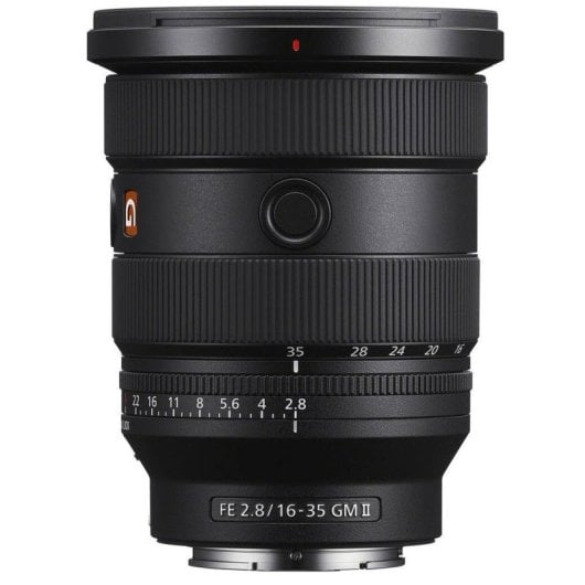 Sony FE 16–35 mm F2.8 GM II 15/12 Autofokus E Weitwinkelobjektiv, Schwarz