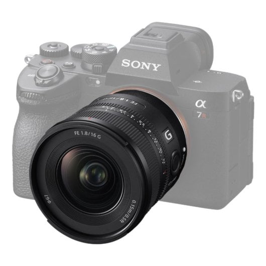 Sony 16 mm f1.8 E-Mount-Objektiv, Weitwinkel, 11 Lamellen, 0,15 m Fokus