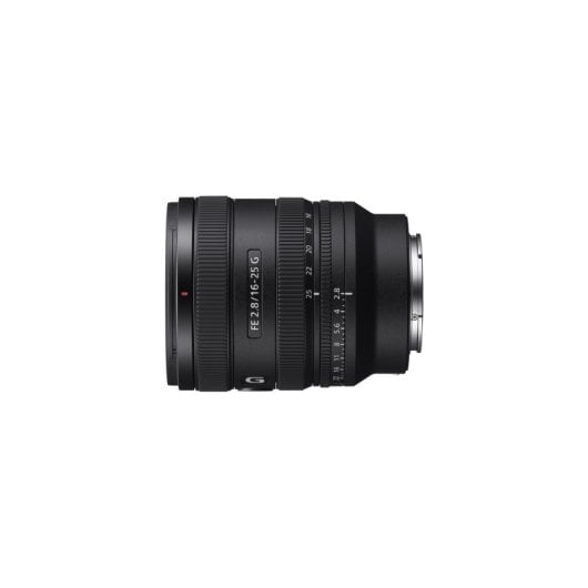 Objectif zoom grand angle Sony FE 16-25 mm f/2,8 G noir 16/13 lentilles monture E 67 mm
