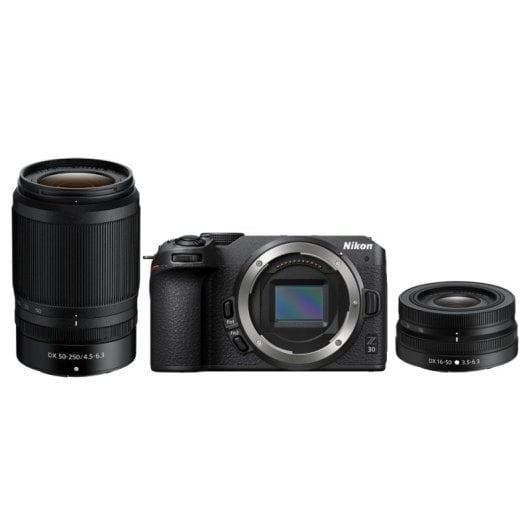Kompakte Digitalkamera Nikon Z 30 20,9 MP DX Zoom 16-50 mm/50-250 mm CMOS-Sensor 4K WLAN Bluetooth Schwarz