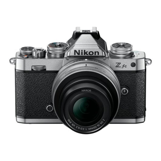 Nikon Z fc Kompakte Digitalkamera, 20,9 MP, 3-fach optischer Zoom, CMOS-Sensor, DX, 4K, Touchscreen, WLAN, Bluetooth, Retro