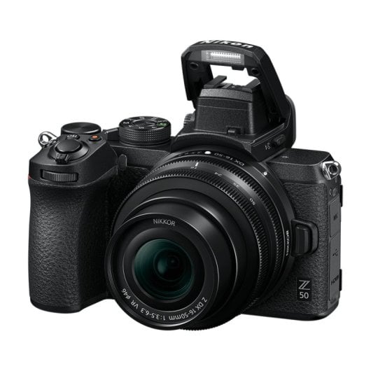 Nikon Z50 Kompakte Digitalkamera, 20,9 MP optischer Zoom, 16–50 mm CMOS-Sensor, WiFi, 4K-Doppelobjektiv-Kit