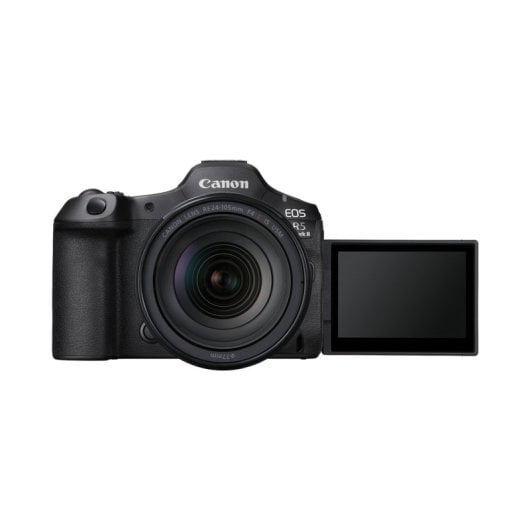 Canon EOS R5 Mark II 45 MP Kompakt-Digitalkamera, 4,3-fach optischer Zoom, CMOS-Sensor, WLAN, 8K RF, 24–105 mm F/4.0 L IS USM-Objektiv, wasser- und staubdicht