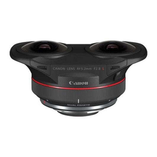 Objetivo Canon RF 5.2 mm f2.8L Dual Fisheye 10/12 Dual Fisheye Negro