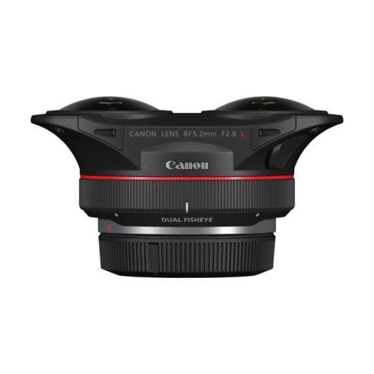Objetivo Canon RF 5.2 mm f2.8L Dual Fisheye 10/12 Dual Fisheye Negro
