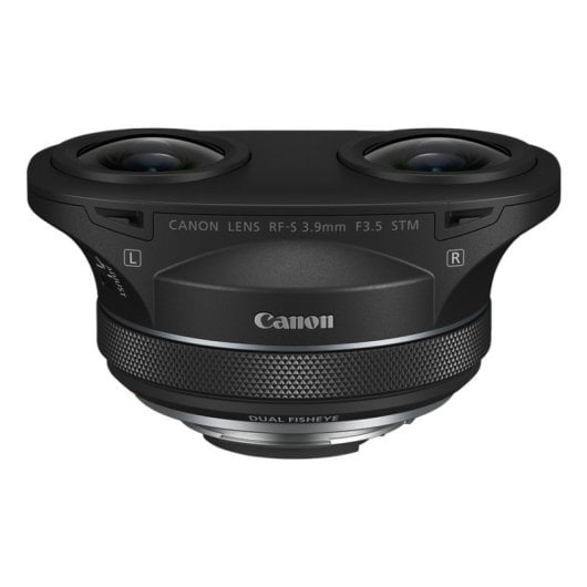 Objetivo Canon RF-S 3.9mm F3.5 STM Dual Fisheye 11/8 Negro para MILC
