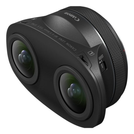 Objetivo Canon RF-S 3.9mm F3.5 STM Dual Fisheye 11/8 Negro para MILC