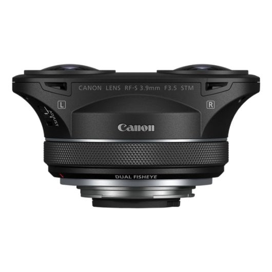 Objetivo Canon RF-S 3.9mm F3.5 STM Dual Fisheye 11/8 Negro para MILC