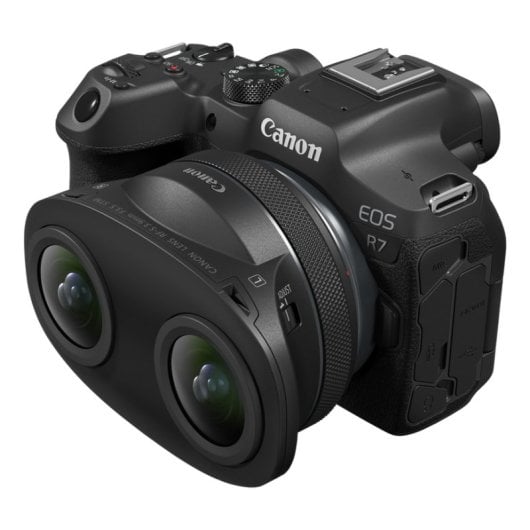 Objetivo Canon RF-S 3.9mm F3.5 STM Dual Fisheye 11/8 Negro para MILC