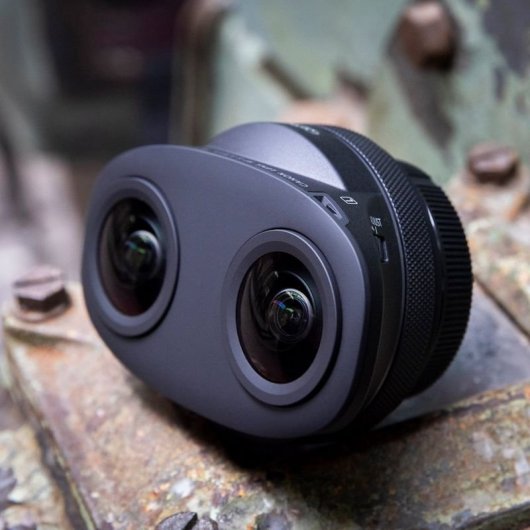 Objetivo Canon RF-S 3.9mm F3.5 STM Dual Fisheye 11/8 Negro para MILC