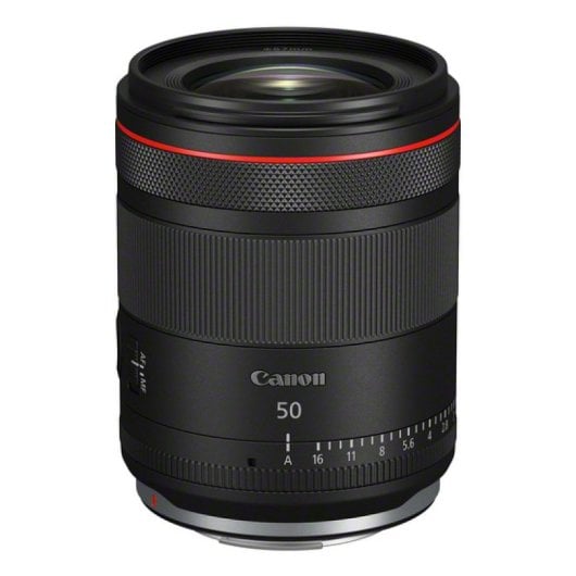 Obiettivo Canon RF 50mm F1.4L VCM con attacco RF, f/1.4, Nano USM/VCM, stabilizzatore, 14 elementi