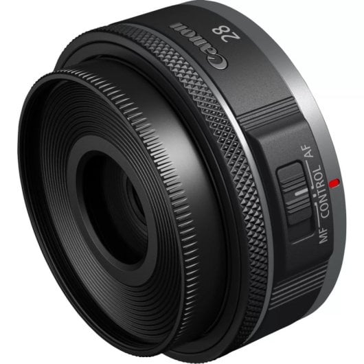 Canon RF 28 mm F2.8 STM 8-Element-Autofokus-Bajonettobjektiv in Schwarz