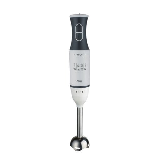 Batidora de mano Nevir NVR-8342BA 300W 2 velocidades acero inoxidable y accesorios