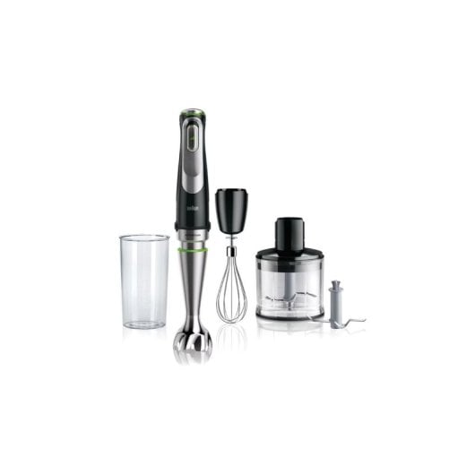 Batidora de mano Braun MQ9135XI 1200W ActiveBlade SmartSpeed Vaso 600ml Acero Inoxidable