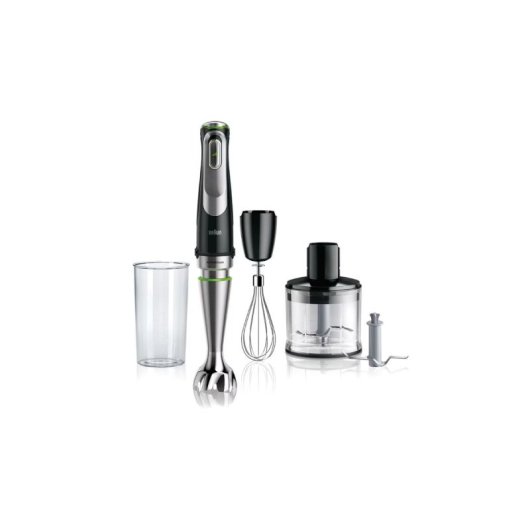 Batidora de mano Braun MQ9135XI 1200W ActiveBlade SmartSpeed Vaso 600ml Acero Inoxidable
