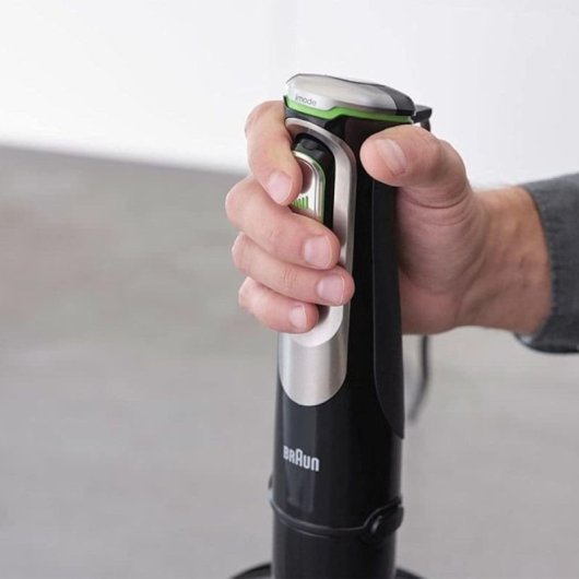 Batidora de mano Braun MQ9135XI 1200W ActiveBlade SmartSpeed Vaso 600ml Acero Inoxidable