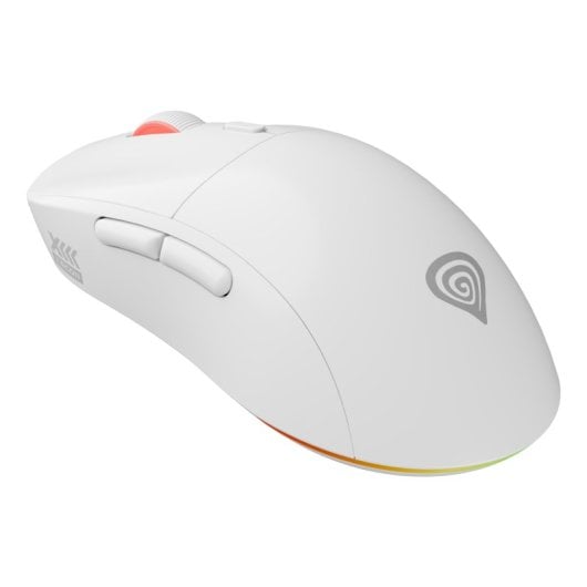 Ratón Gaming GENESIS Zircon XIII inalámbrico 26000 DPI Pixart PAW3395 RGB Blanco 77g
