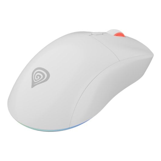 Ratón Gaming GENESIS Zircon XIII inalámbrico 26000 DPI Pixart PAW3395 RGB Blanco 77g
