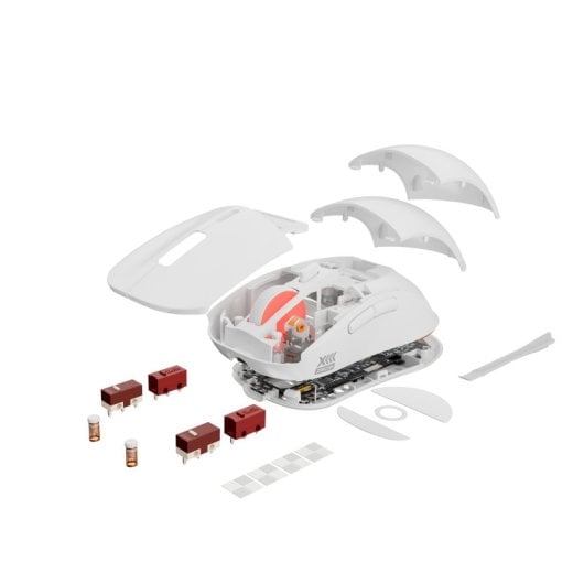 Ratón Gaming GENESIS Zircon XIII inalámbrico 26000 DPI Pixart PAW3395 RGB Blanco 77g