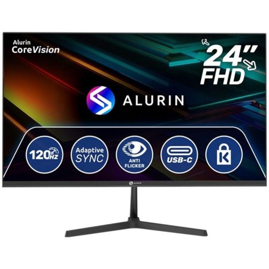 Monitor Alurin CoreVision 120IPSLite 24" FullHD 120Hz IPS 14ms FreeSync