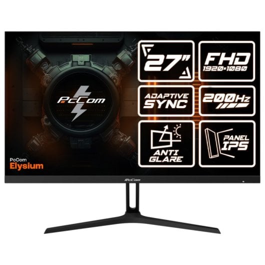 Monitor gaming PcCom Elysium 27" IPS FHD 200Hz Adaptive Sync