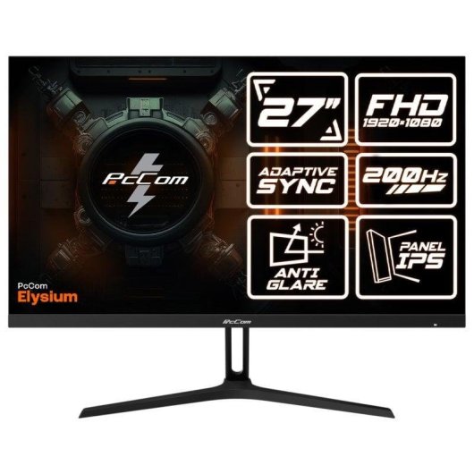 Monitor PcCom Elysium 27" Full HD 200Hz Fast IPS Adaptive Sync HDR 1ms
