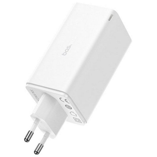 Chargeur Baseus GaN6 Pro 65 W 4 ports USB-C/USB-A Charge rapide Sécurité avancée