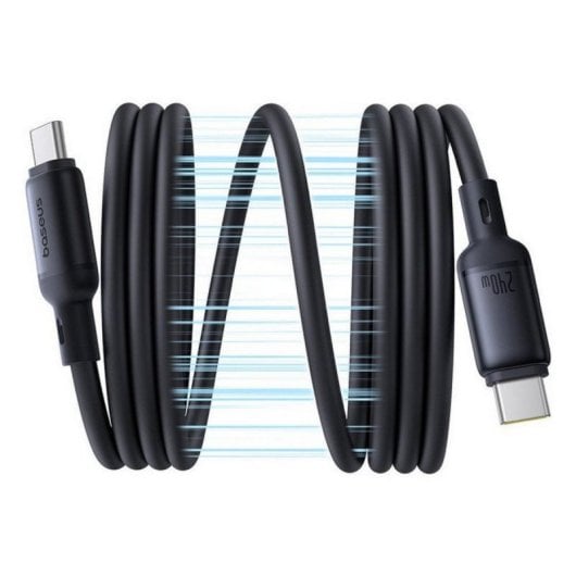 Cargador Baseus PicoGo GaN 45 W ultrarrápido con cable magnético USB-C 240 W