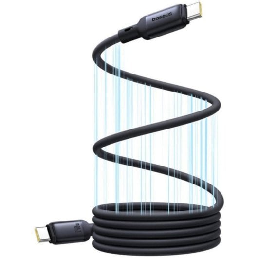 Cargador Baseus PicoGo GaN 45 W ultrarrápido con cable magnético USB-C 240 W
