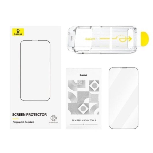 Kit Baseus iPhone 16 Pro Max Funda + Protector Cristal Templado + Cargador 45W