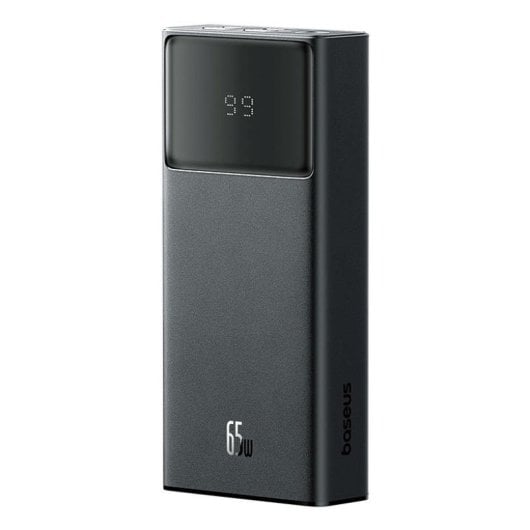 Power Bank Baseus 20000mAh 65W Nero Display Veloce USB-C Multi-dispositivo