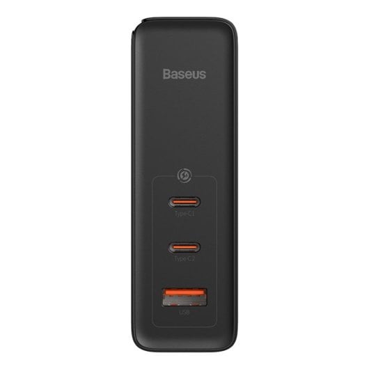 Chargeur Baseus GaN5 Pro 140 W 2 ports USB-C, 1 port USB-A, PD 3.1 QC 3.0 GaN, noir