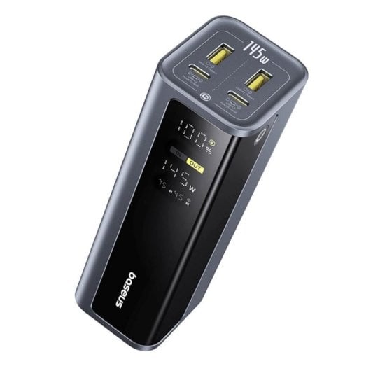 Power bank Baseus EnerGeek GP12 20800mAh 145W display digital 2xUSB-C 2xUSB-A carregamento rápido