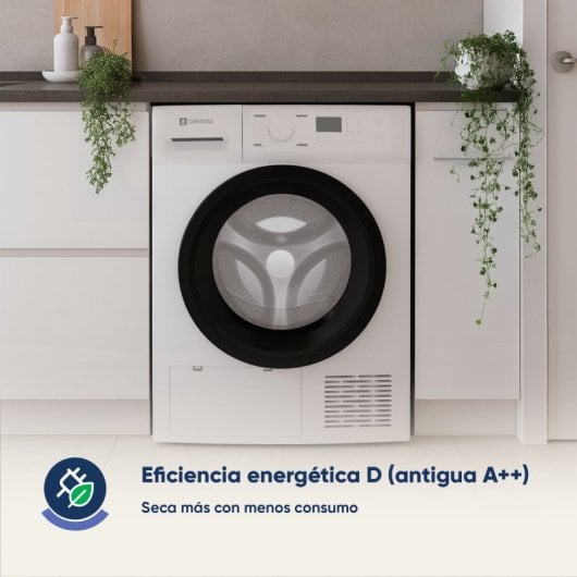Origial DRYCARE ORIDRY8AWD 8 KG Carga Frontal Secadora con bomba de calor 8 KG D