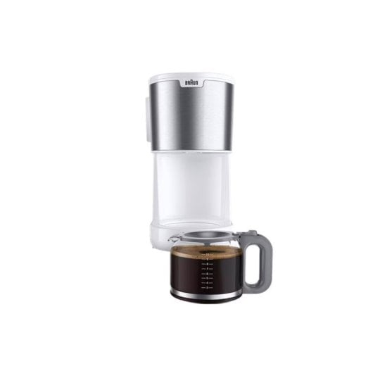 Cafetera de Goteo Braun KF1500WH 10 tazas 1000W Autoapagado AromaCarafe Filtro extraíble