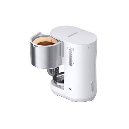 Cafetera de Goteo Braun KF1500WH 10 tazas 1000W Autoapagado AromaCarafe Filtro extraíble