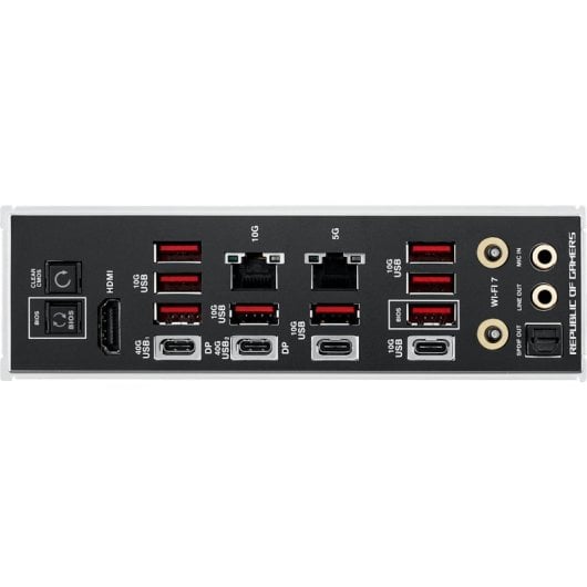 Carte mère Asus X870E Socket AM5 ATX Wi-Fi 7 étendu 10G LAN RGB