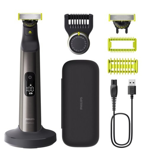 Recortadora Philips OneBlade Pro 360 QP6652/30 2 Cuchillas 360º Peine Face & Body