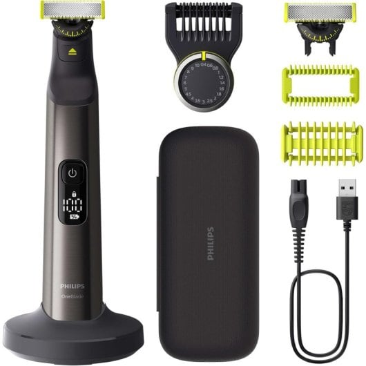 Recortadora Philips OneBlade Pro 360 QP6652/30 2 Cuchillas 360º Peine Face & Body