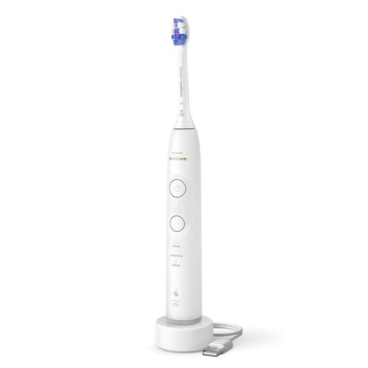 Escova de Dente Sónica Philips Sonicare 6500 HX7410/02 3 Modos 2 Cabeças Temporizador